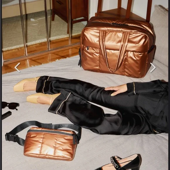 Calpak copper large Luka travel bag. NWT - Picture 4 of 7